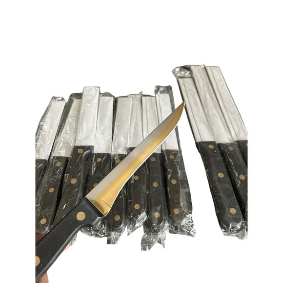 Swift Black Handle Gold Blade Balisong Butterfly Knife Black Handle Two Tone Silver And Gold Blade Knives Lot 12 Different Sizes Nice